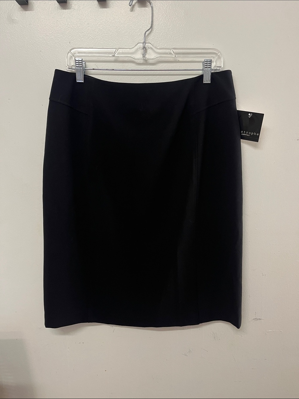 Apostrophe Black Classic Pencil Skirt